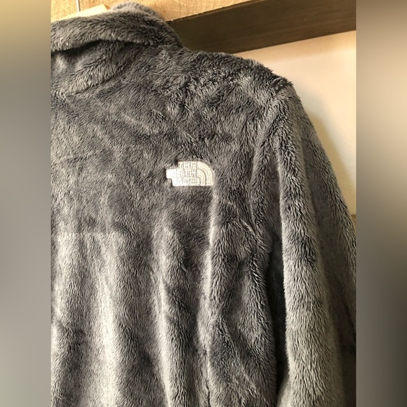 The North Face|Mid grey Osito Jacket,fuzzy Teddy style in charcoal,small logo••• - Picture 8 of 14